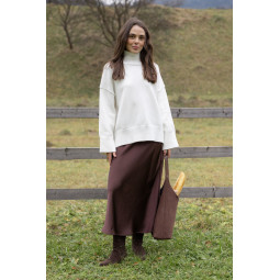 СПІДНИЦЯ САТИНОВА МІДІ