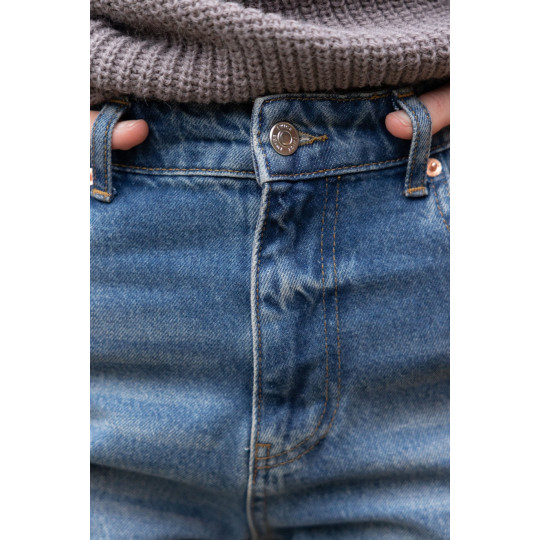 ДЖИНСИ WIDE LEG СИНІЙ WL 534