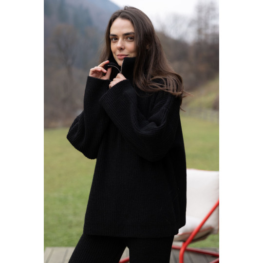 Светр в'язаний з бігунцем S002