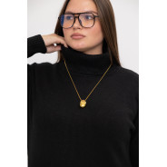 Сукня максі з горловиною