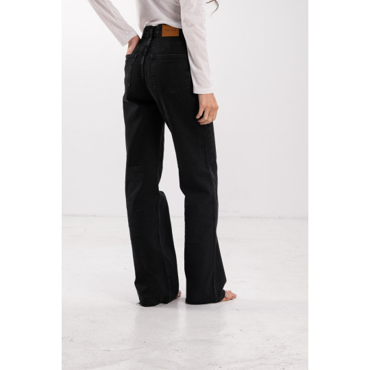 ДЖИНСИ WIDE LEG ЧОРНІ WL 527
