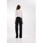 ДЖИНСИ WIDE LEG ЧОРНІ WL 527