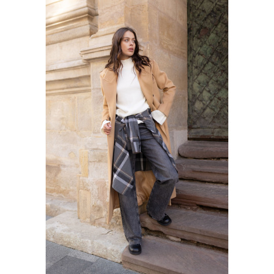 ДЖИНСИ WIDE LEG ГРАФІТ WL 528