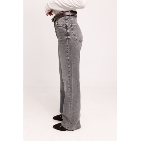ДЖИНСИ WIDE LEG СІРІ WL 526