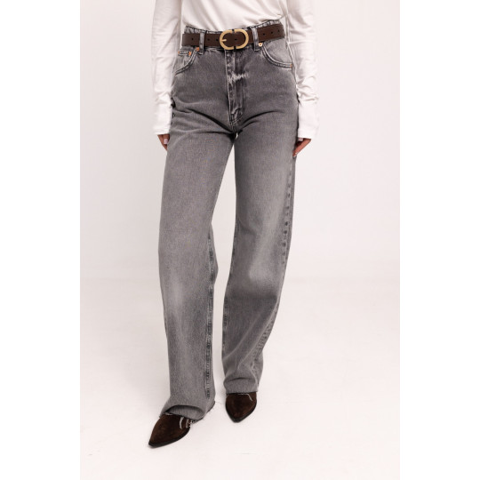 ДЖИНСИ WIDE LEG СІРІ WL 526