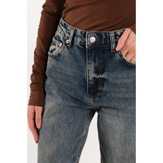 Джинси Wide leg сині WL 524