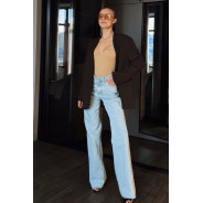 ДЖИНСИ WIDE LEG СВІТЛО БЛАКИТНІ WL 558