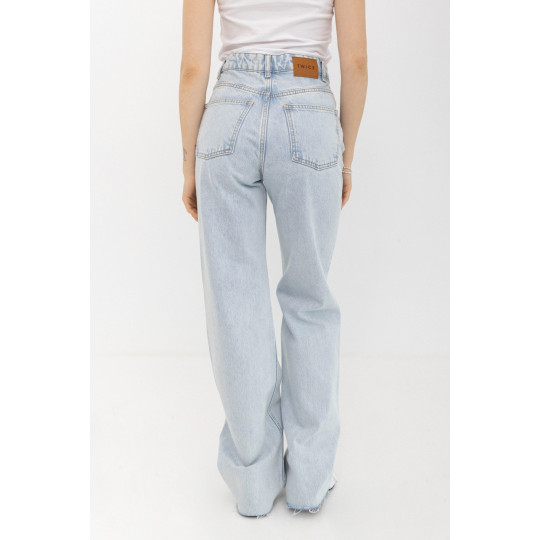 ДЖИНСИ WIDE LEG СВІТЛО БЛАКИТНІ WL 558
