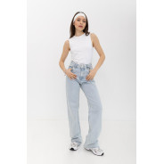 ДЖИНСИ WIDE LEG СВІТЛО БЛАКИТНІ WL 558