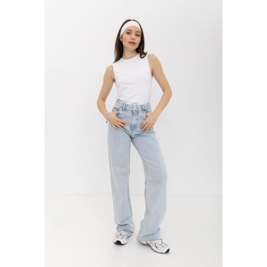 ДЖИНСИ WIDE LEG СВІТЛО БЛАКИТНІ WL 558
