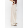 ДЖИНСИ WIDE LEG З ШВОМ СВІТЛИЙ БЕЖ WL 551
