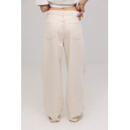 ДЖИНСИ WIDE LEG З ШВОМ СВІТЛИЙ БЕЖ WL 551