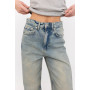ДЖИНСИ WIDE LEG БЛАКИТНІ З ШВОМ WL 547