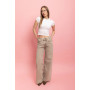 ДЖИНСИ WIDE LEG З ПОНИЖЕНОЮ ТАЛІЄЮ БЕЖЕВИЙ WL 544