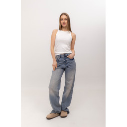 ДЖИНСИ WIDE LEG БЛАКИТНИЙ-ВІНТАЖНИЙ WL 538