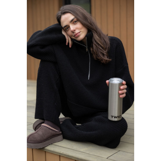 КОСТЮМ В'ЯЗАНИЙ З БІГУНЦЕМ KS04