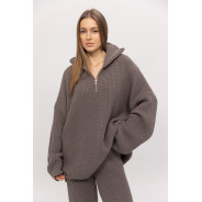 КОСТЮМ В'ЯЗАНИЙ З БІГУНЦЕМ KS04